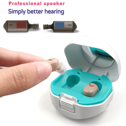 Wireless invisible hearing aid for the elderly