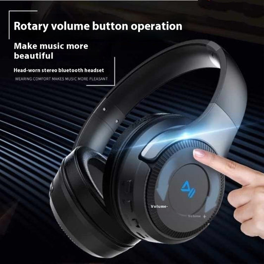 Headset Bluetooth Sports Card Inserting Earphone Folding Headset