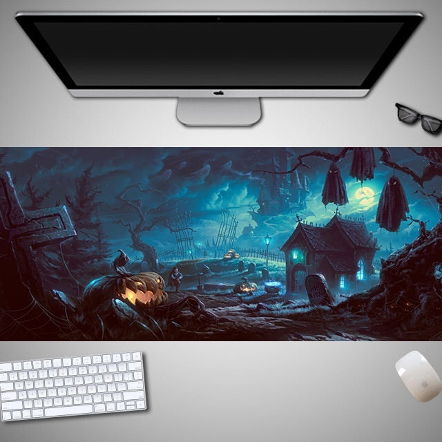 Oversized Halloween Mouse Pad Internet Cafe Game Special