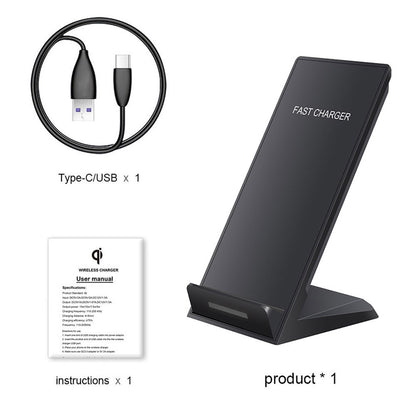 Vertical Wireless Charger Supports QI Charging
