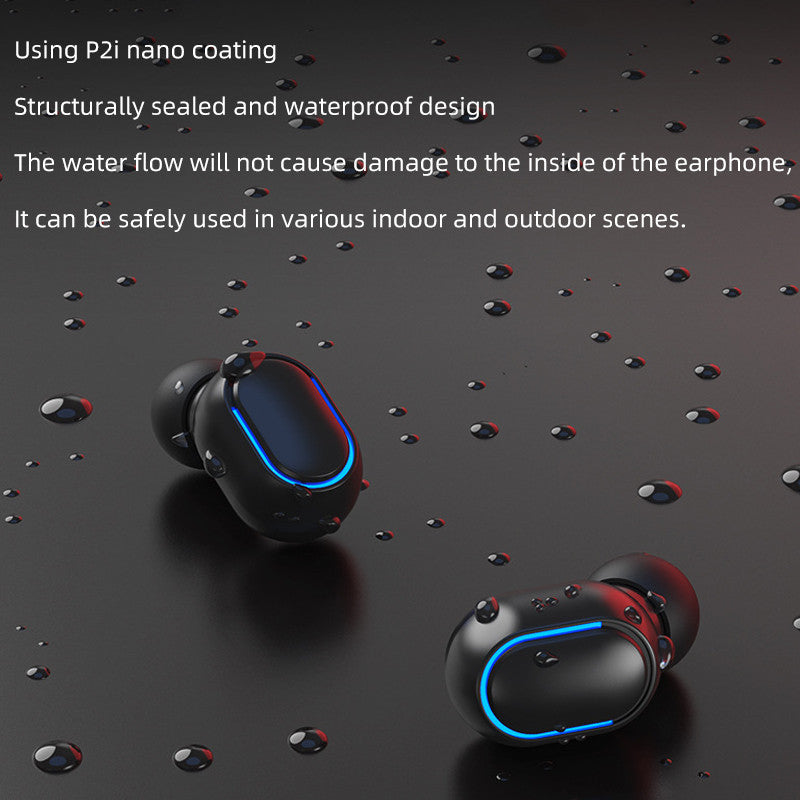 Bluetooth Headset TWS Binaural Wireless With Charging Compartment