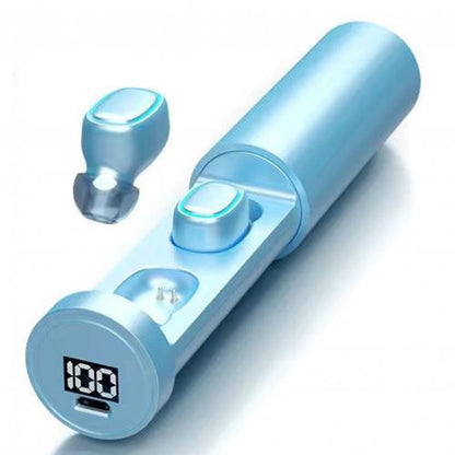 5.0 Digital Display Touch HiFi Binaural Sports Tws Wireless Bluetooth Headset Mini Pull