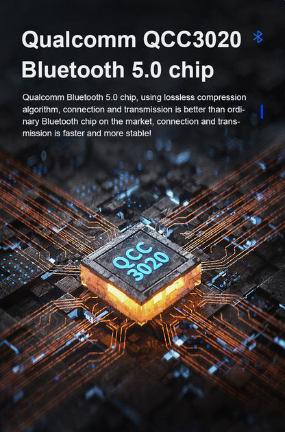 T8 Bluetooth 5.0 headset touch control wireless headset