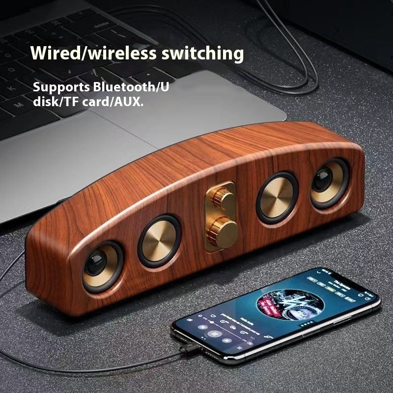 Bluetooth Speaker Retro Portable Stereo