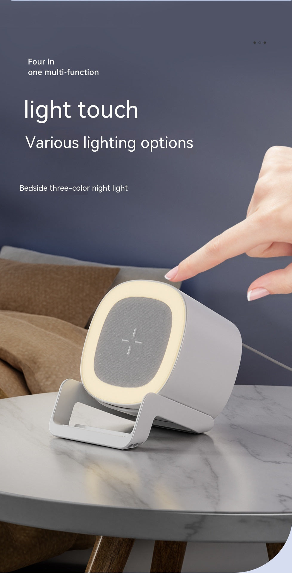 Four-in-one Mobile Phone Holder Wireless Charger Bluetooth Audio