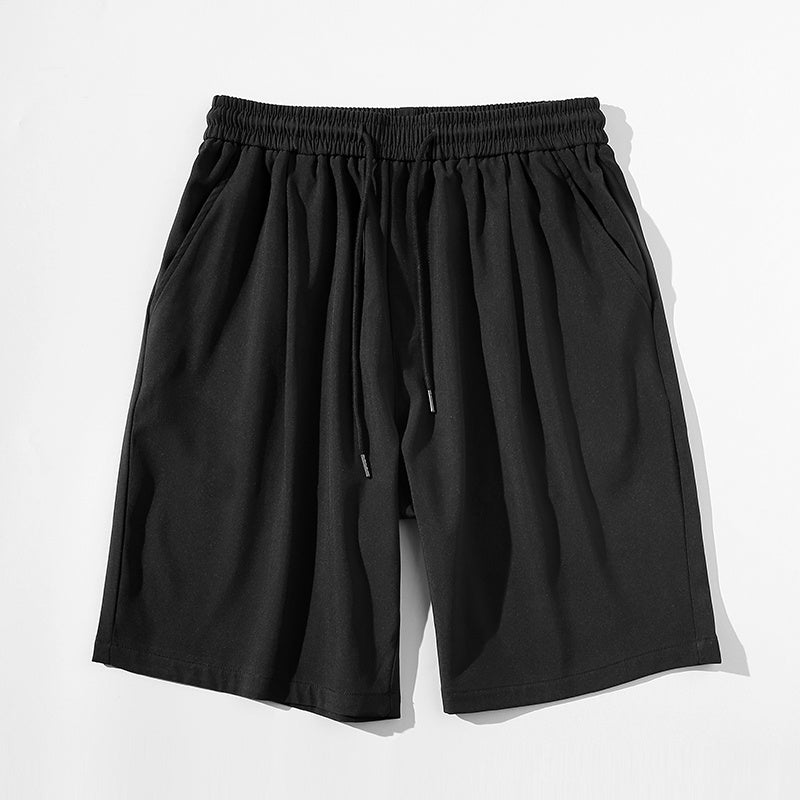 Quick-drying breathable wide-leg track shorts