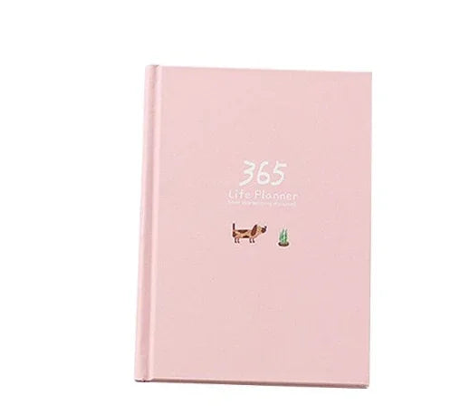 Schedule This Hardcover Planner Notebook – 365-Day Color