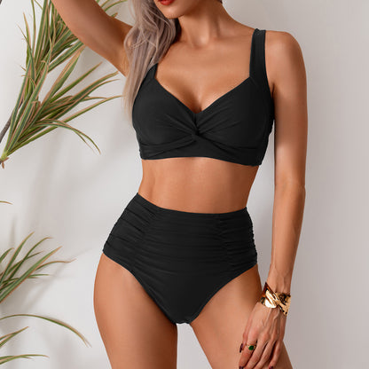Swimwear Women's Sexy High Waist Split Swimsuit