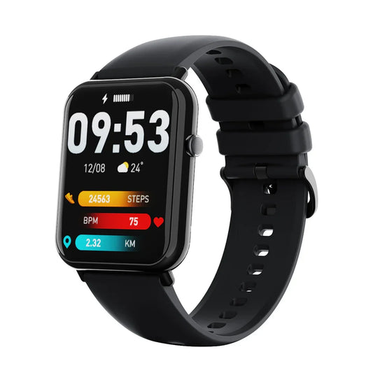 Smart Waterproof Watch with Fitness Tracking & Bluetooth