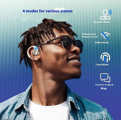 Wireless Bluetooth Open Ear Hook Multi-language Simultaneous Interpretation Headset