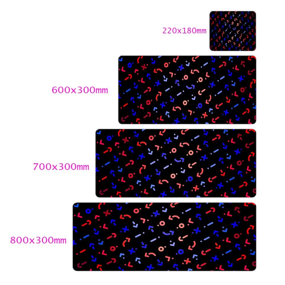 Black And White Gaming Mouse Pad 800x300 Lengthened