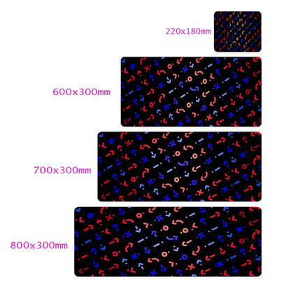 Black And White Gaming Mouse Pad 800x300 Lengthened