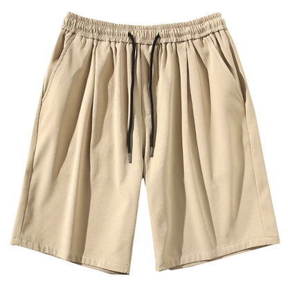 Quick-drying breathable wide-leg track shorts