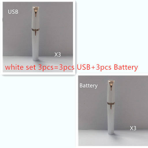Mini Electric Eyebrow Trimmer and Lipstick Brows Hair Remover