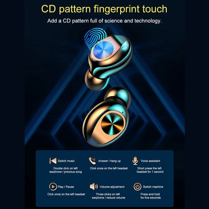 9D stereo in-ear headphones