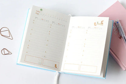 Schedule This Hardcover Planner Notebook – 365-Day Color