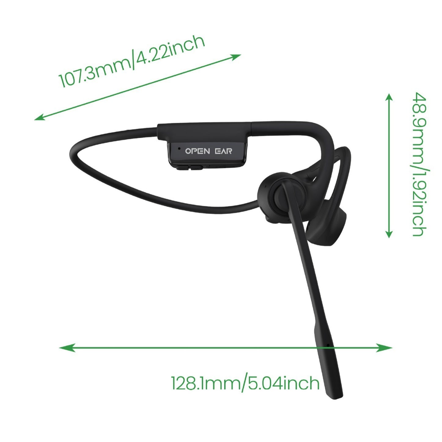 ENC Noise Reduction Wireless Open Bone Gas Conduction Bluetooth Headset