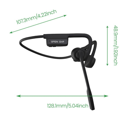 ENC Noise Reduction Wireless Open Bone Gas Conduction Bluetooth Headset