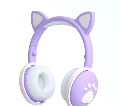Cat ears super cute creative wireless bluetooth headset
