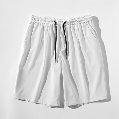 Quick-drying breathable wide-leg track shorts