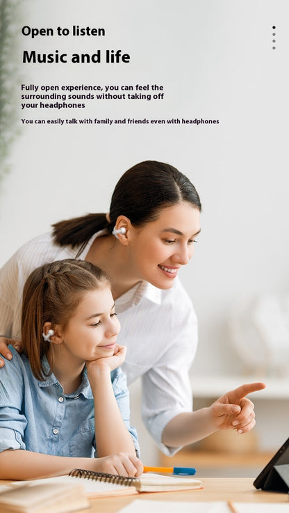 Clip-on True Wireless Bluetooth Headset Sports Non In-ear Stereo Mobile Phone Universal