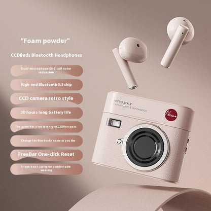 Wireless Bluetooth Headset Semi-in-ear New