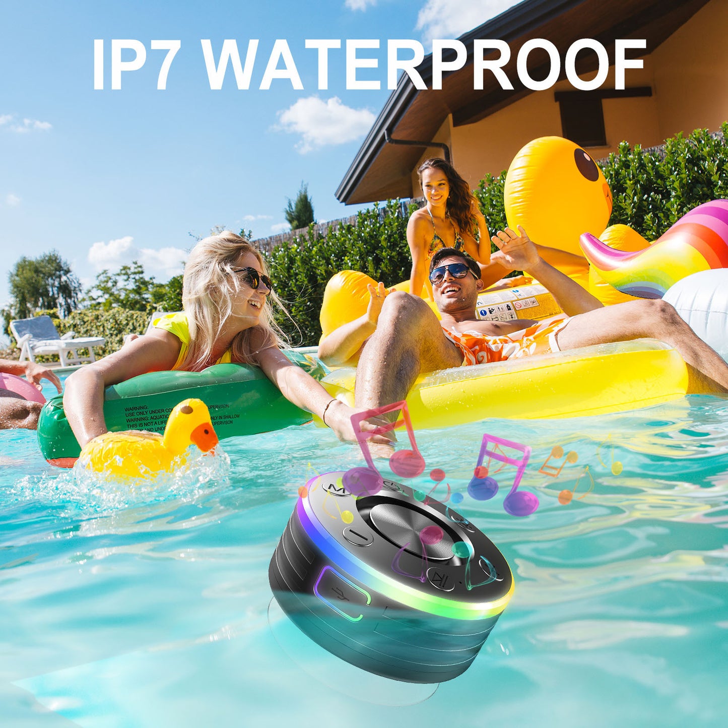 Waterproof Bathroom Bluetooth Dustproof Shockproof Mini Wireless Stereo