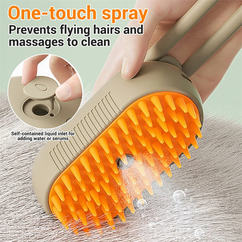 3 In 1 Electric Steam Pet Brush