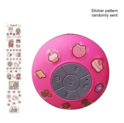 Lovely waterproof wireless Bluetooth small sound sucker bathroom Mini subwoofer desktop mini speaker universal