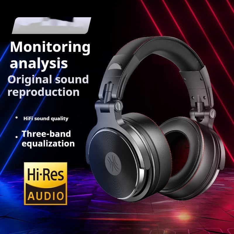 Three-frequency Balanced Head-mounted Wired Monitoring Earphone