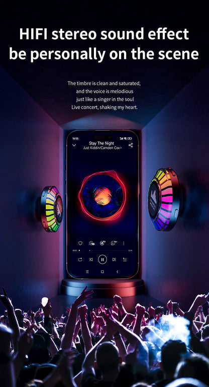 72-color Breathing Colorful Rhythm Portable Wireless Bluetooth Subwoofer Audio