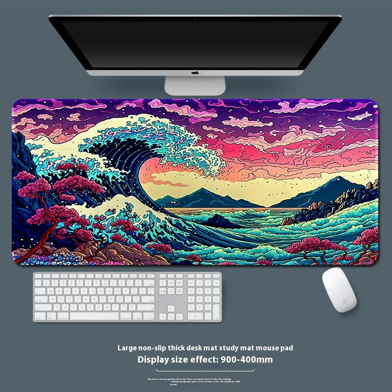 Creative Home Japanese Wave Mouse Pad
