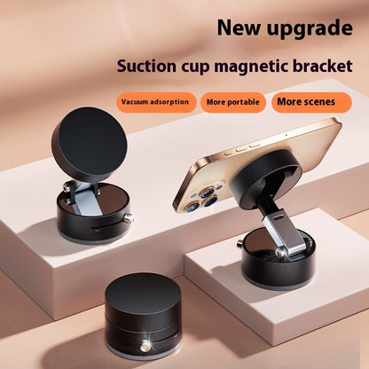 Foldable Magnetic Vacuum Suction Cup Car Phone Holder