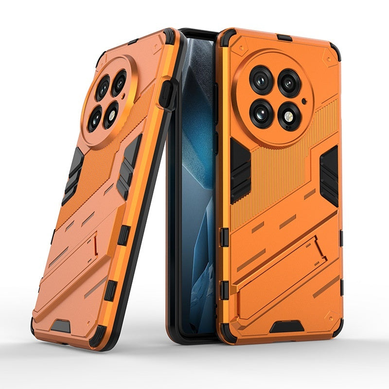 OnePlus 13 Phone Case Silicone Drop-resistant Soft And Hard Cover Invisible Bracket Magnetic Protection