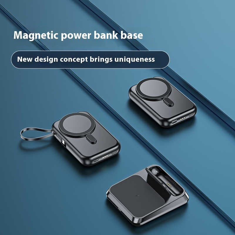Ultra-thin Compact Portable Magnetic Wireless Power Bank