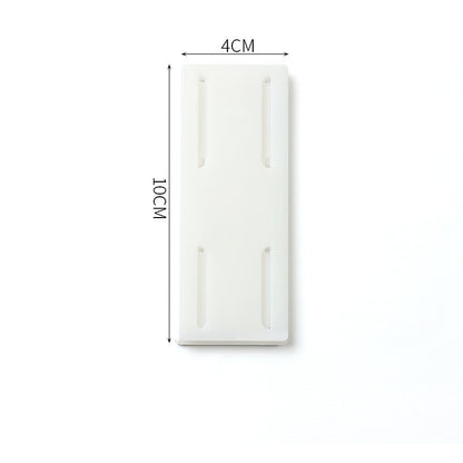 Self-adhesive Wall Hook Socket Storage Holder Socket Organizer Fixer Powerful Traceless Wall-mounted Cable Seamless Strip Hold
