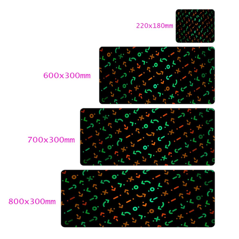 Black And White Gaming Mouse Pad 800x300 Lengthened