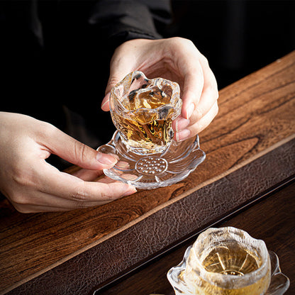 Japanese-style Thickened Glass Single Cup Handmade Glass Tea Cup New Hot Office And Home Tea Set Accessories