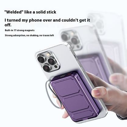 Magnetic Power Bank With Cable Bracket