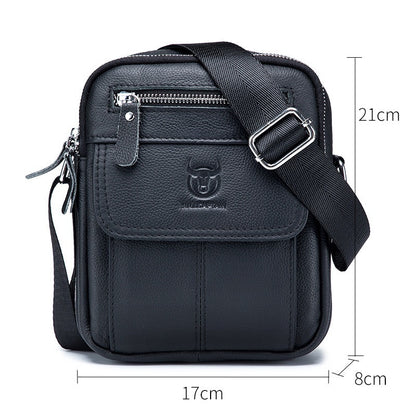 Leisure Mini Men's Leather Shoulder Crossbody Cash Bags