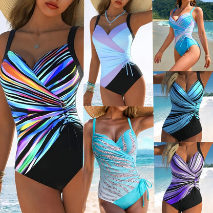 One-piece Swimsuit High Waist Women Backless