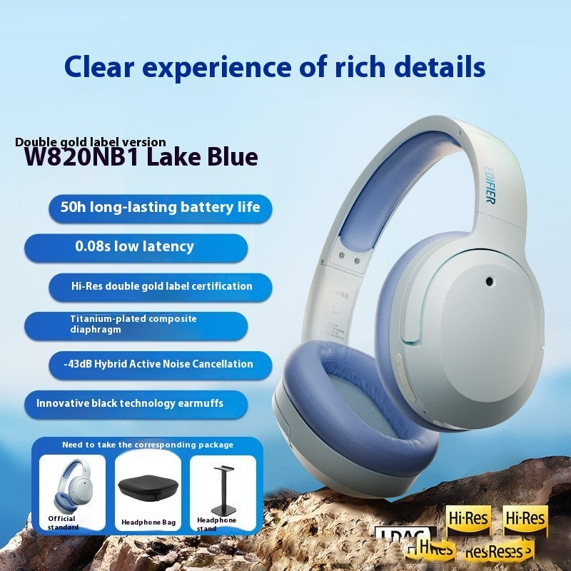 Double Gold Standard Version Active Noise Reduction Headset Bluetooth
