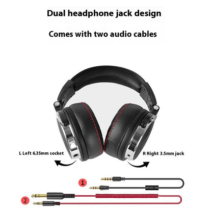 Three-frequency Balanced Head-mounted Wired Monitoring Earphone