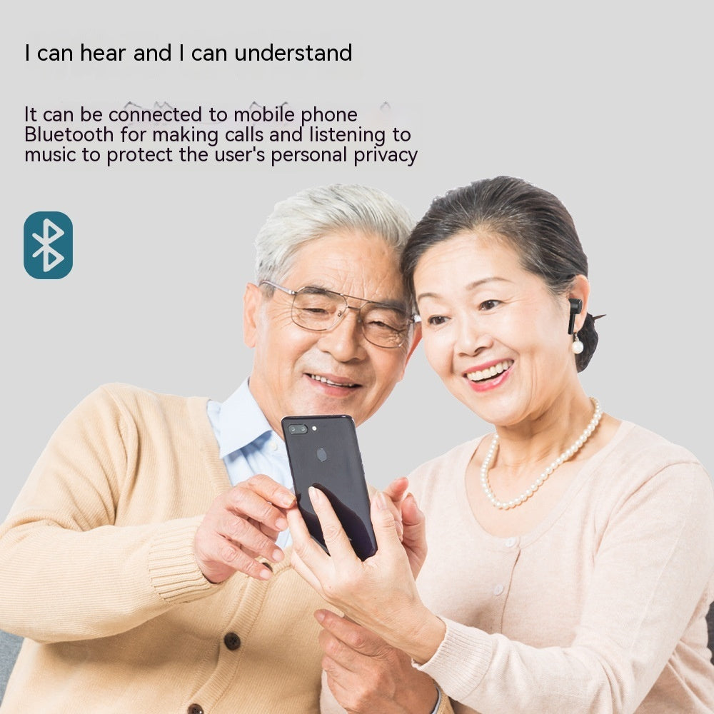 Smart Noise-reduction Bluetooth Headset Invisible Ear Back