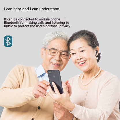 Smart Noise-reduction Bluetooth Headset Invisible Ear Back