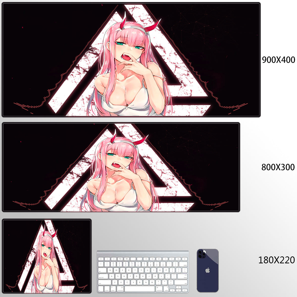 Keyboard Mat Darling In  Mouse Pad Anime Pad Compu