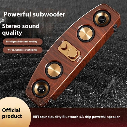 Bluetooth Speaker Retro Portable Stereo