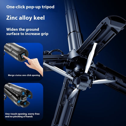 Multifunctional Integrated Mini Selfie Stick Bracket