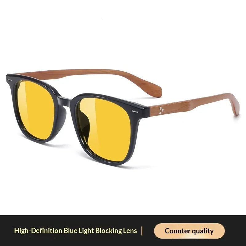 Photochromic Blue Light Blocking Glasses – Retro Square