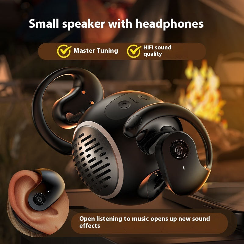 Outdoor Portable Bluetooth Headset Mini Speaker